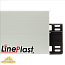 Плинтус LinePlast 100 мм Белый с тиснением LB001