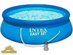 Надувной бассейн INTEX Easy Set + фильтр-насос (396*84 см)