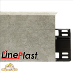 Плинтус LinePlast 100 мм Кора дубовая светло-серая LB016