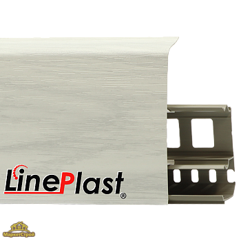 Плинтус LinePlast 85 мм Груша светлая LS011