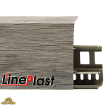 Плинтус LinePlast 85 мм  Ива серебристая LS007